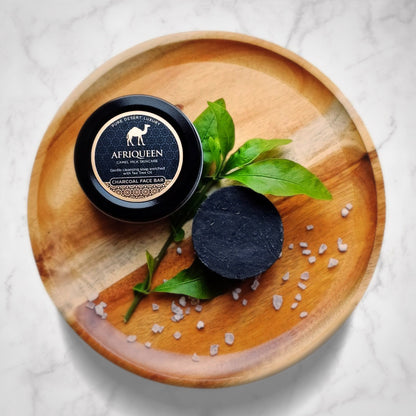 Afriqueen Charcoal Face Bar 50 g